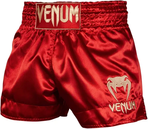 Vista 10 de Venum Muay Thai Shorts Clásico Negro/Dorado