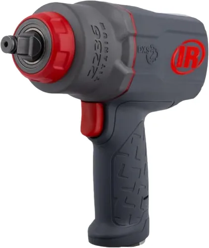 Vista 13 de Ingersoll Rand 2235TiMAX-2 - Llave de impacto neumática de yunque extendido de 1/2 pulgada, par de torsión máximo de 900 libras-pie, gris