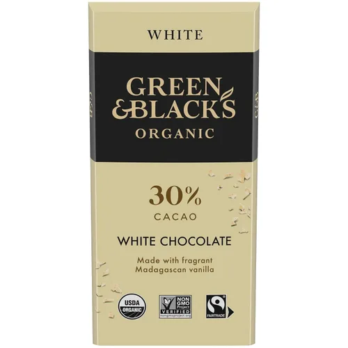 Vista 17 de Green & Black 's - Barra de chocolate blanco orgánica, 30% cacao, 10 barras de 3.17 onzas