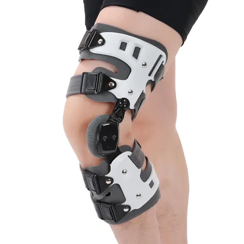 Vista 7 de Rodillera OA Unloader Rodillera, OA Rodillera OA Descargador de Osteoartritis Medial o Lateral Soporte de Rodilla para Artritis Dolor Hueso en Hueso