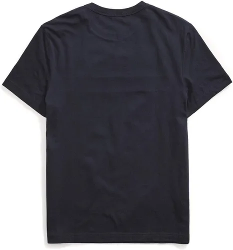 Vista 2 de Tommy Hilfiger Men's Adaptive Short Sleeve Signature Stripe T-Shirt with Magnetic Buttons