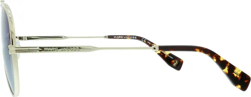 Vista 3 de Marc Jacobs MJ 1007S GB 006J Gold Havana Aviator - Gafas de sol para mujer