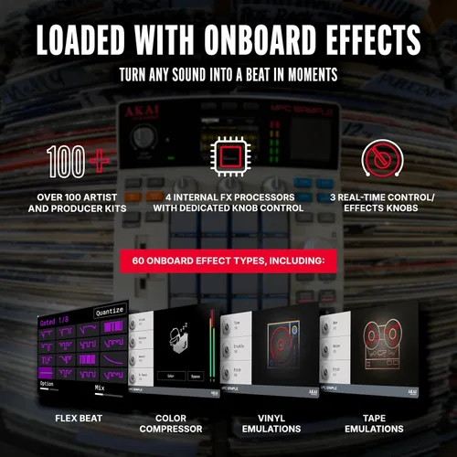 Vista 6 de Akai Professional Muestreador portátil de la muestra de MPC