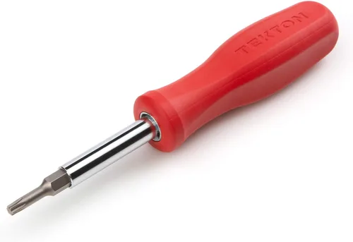 Vista 12 de TEKTON Destornillador multi-punta Phillips/ranurada 6-en-1 (#1 x 3/16 pulgadas, #2 x 1/4 pulgadas, Negro) DMS14001