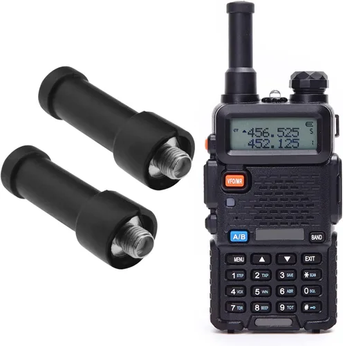 Vista 3 de ECSiNG Antena de radio Walkie Talkie de mano de doble banda VHF UHF 136-174MHz 400-470MHz SMA Antena corta hembra compatible con Kenwood TK-3100