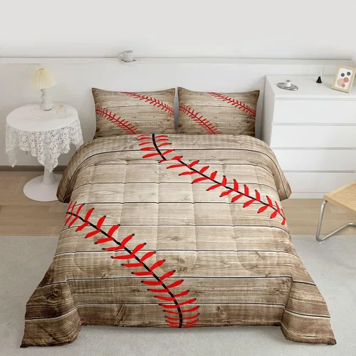 Vista 201 de Juego de ropa de cama de baloncesto para niños y adolescentes, juego de edredón deportivo para niños, tamaño matrimonial, suave, ligero, decoración