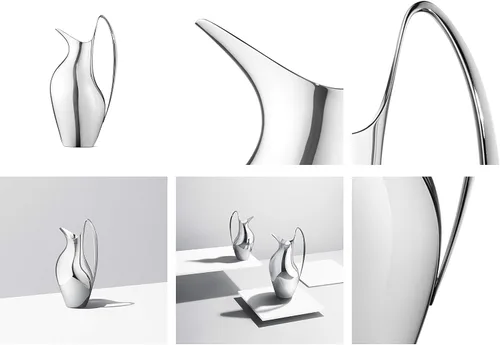 Vista 7 de Georg Jensen Henning Koppel Jarra de agua de acero inoxidable, 64 onzas