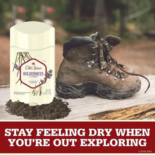 Vista 5 de Old Spice Desodorante antitranspirante para hombres, desierto con lavanda, inspirado en la naturaleza, sólido invisible 2.6 onzas (paquete de 12)