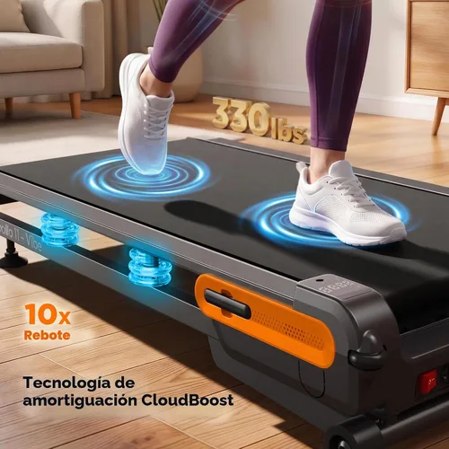 Vista 7 de Vitalwalk Walking Pad with Incline Portable Treadmills for Home Small Space