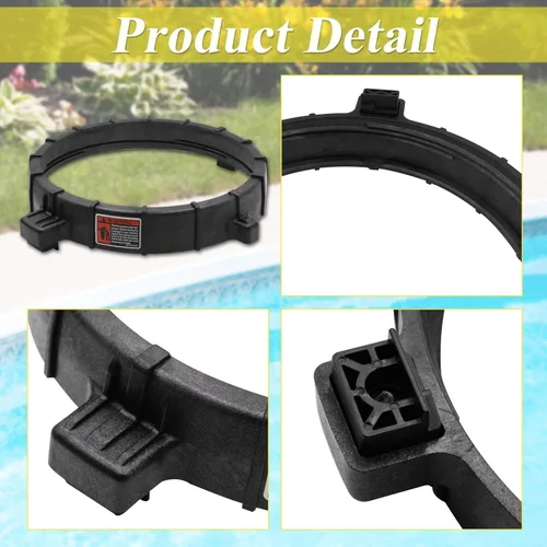 Vista 3 de 59052900 Conjunto de anillo de bloqueo compatible con filtros Clean & Clear, Warrior, Easy Clean y Clean & Clear Predator para piscina y spa