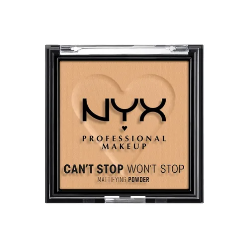 Vista 19 de NYX Professional Makeup Can't Stop Won't Stop - Polvo compacto matificante (claro)