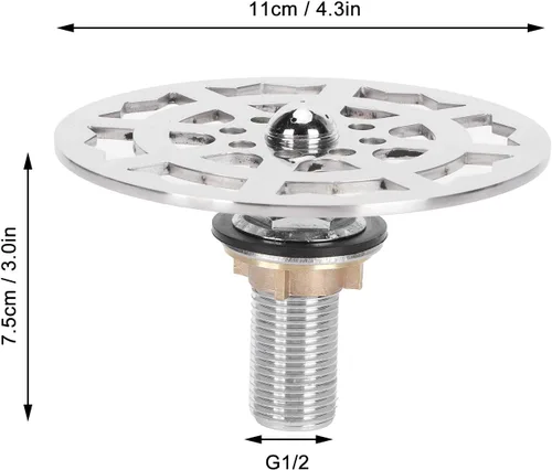 Vista 2 de Lavadora automática de botellas y grifo de acero inoxidable - Accesorio de fregadero G1/2 giratorio 360 para el hogar y la cafetería