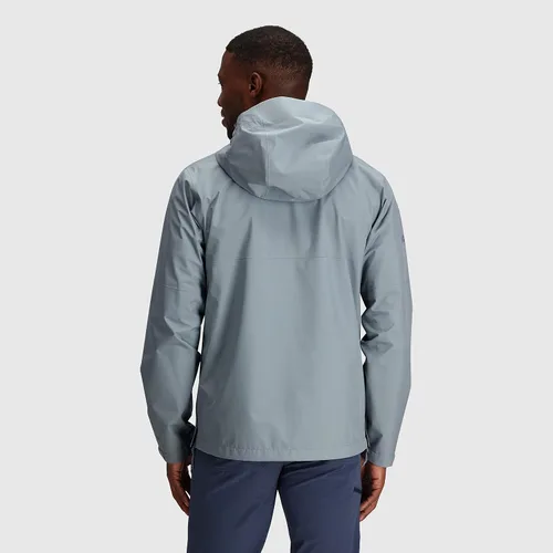 Vista 3 de Outdoor Research Chaqueta Foray II para hombre - Impermeable y resistente al viento con capucha
