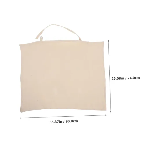 Vista 2 de Funda de lactancia ajustable de algodón con correa para el hombro para lactancia materna, privacidad al aire libre, suave y transpirable, poncho