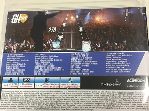 Vista 3 de Guitar Hero: Live for PlayStation 3 (Game ONLY) PS3