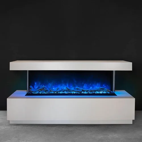 Vista 2 de Modern Flames Chimenea eléctrica Landscape Pro Multi de 44 pulgadas para montaje en pared - LPM-4416