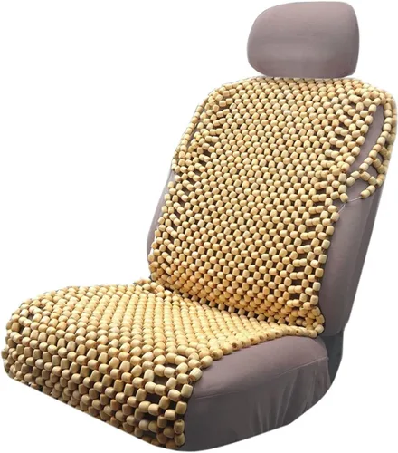 Vista 11 de VaygWay Cojín de Asiento Cómodo con Cuentas de Madera – Cubierta de Asiento de Automóvil Cómoda con Cuentas de Madera – Cubierta Fresca de Masaje