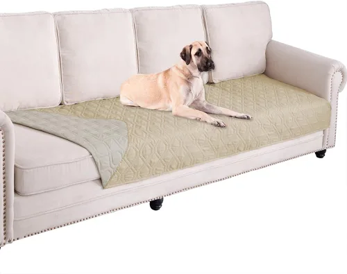 Vista 12 de Ameritex Manta Impermeable Reversible Cubierta para Cama de Perro Manta para Mascotas para Muebles Cama Sofá Sillón