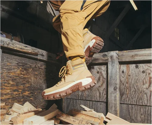 Vista 3 de Caterpillar Invader - Botas de trabajo con puntera de acero para hombre