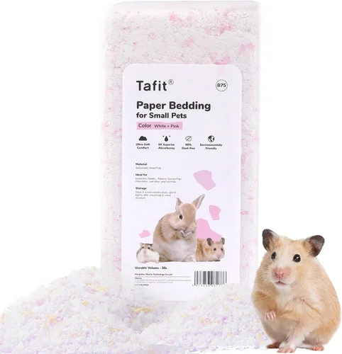 Vista 14 de Ropa de cama de papel natural suave 99% libre de polvo con control de olores, para hámsters, conejillos de indias, conejillos, conejillos