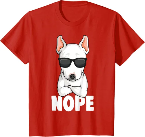Vista 57 de Camiseta de perro Bull Terrier para niños y mujeres, Negro