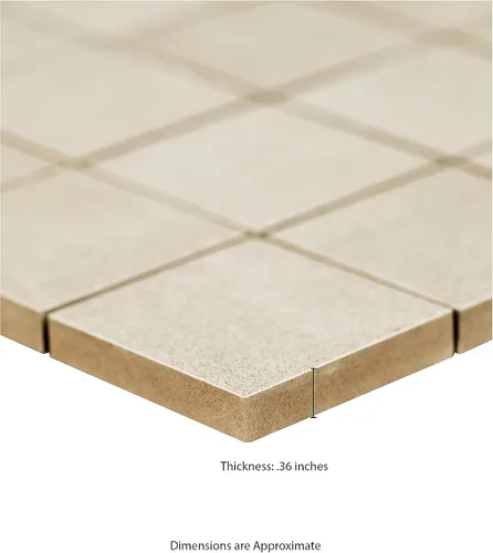 Vista 6 de MSI Gridscale Ice - Azulejo de cerámica mate de 12 x 12 pulgadas para salpicaduras de cocina, azulejos de pared para baño, azulejos de pared