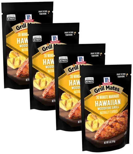 Vista 8 de McCormick Grill Mates Hawaiian Woodfire Grill - Adobo de 30 minutos, 5 onzas (paquete de 6)