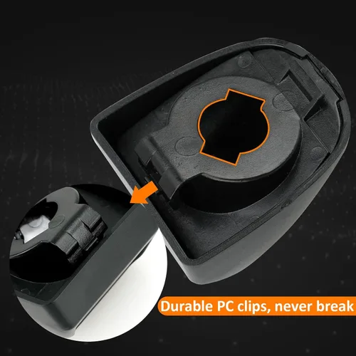 Vista 4 de Bestview Luces de Matrícula Lámpara de Placa con Cubierta de Carcasa Negra Bombillas Blancas de 6000K Conjunto de Repuesto para Chevy Silverado GMC