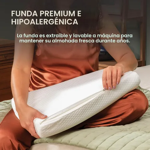 Vista 8 de Tempur-Pedic TEMPUR - Almohada para el cuello, perfil pequeño, color blanco