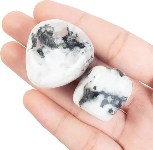 Vista 8 de Más de 300 quilates, 2 piedras y cristales pulidos de amatista, piedras pulidas de 79.724 in, piedras curativas reales para principiantes
