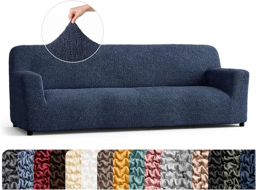 Vista 26 de PAULATO BY GA.I.CO. Funda para Silla - Funda para Sillón - Funda para Sillón - Funda de Tela Suave - Protector de Muebles Elegante de Ajuste Ceniza