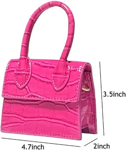 Vista 2 de Lindo bolso mini cruzado para mujer, bolso de mano con asa superior