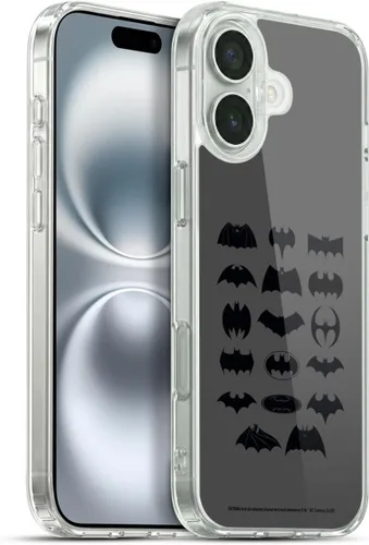Vista 171 de Head Case Designs Funda de gel con licencia oficial de Batman DC Comics Bat Signal Logos [protección de grado militar] compatible con Apple iPhone 7