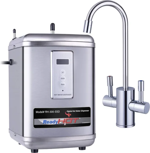 Vista 11 de Ready Hot 41-RH-300-F570-BN Sistema dispensador de agua caliente instantáneo, 2.5 cuartos de galón, pantalla digital, grifo de agua caliente de una