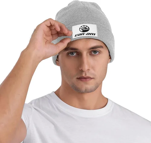 Vista 7 de Can-Am Spyder Print Beanie Hat Knit Hat Casual Hat para hombres mujeres negro