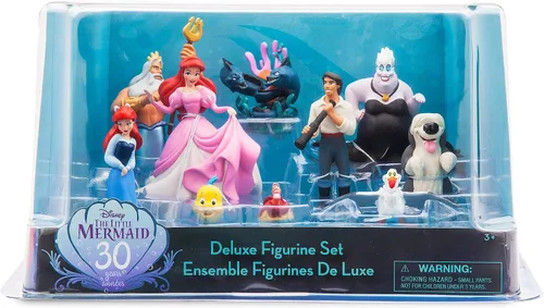 Vista 2 de Disney La Sirenita - Juego de figuras de lujo (10 piezas)