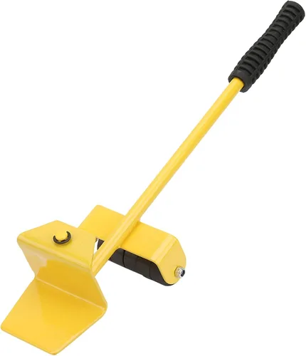 Vista 8 de KUIDAMOS Juego de mudanza de muebles, placa móvil de transporte de capacidad de 330.7 lbs, rueda de desplazamiento suave, rectangular, amarillo