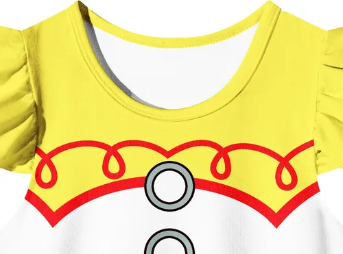 Vista 4 de Emonyna Toy Dress for Girls Toddler Baby Girl Cartoon Dresses 3D Graphic Costume Movie Clothes Outfit Gift 2-6 Years Figures
