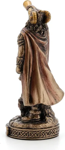 Vista 4 de Veronese Design Figura miniatura de Dioses nórdicos (Heimdall, bronce)