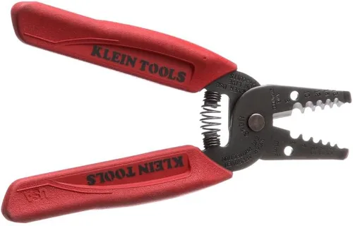 Vista 5 de Pelacables/cortador Klein Tools 11045, amarillo 10 – 18 AWG Solid Wire