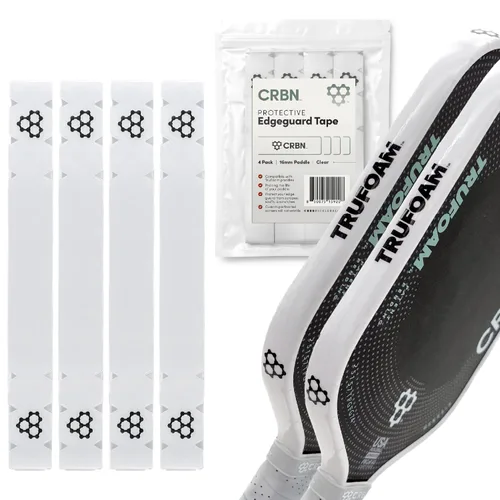 Vista 7 de CRBN Pickleball - Cinta Protectora de Borde - Cinta Protectora para Borde de Pala de Pickleball - Negra 12-14mm Paquete de 4 Negro