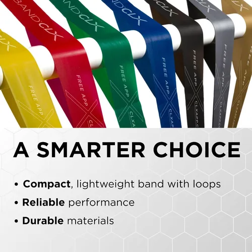 Vista 6 de THERABAND CLX Resistance Band with Loops, 5-Foot Band