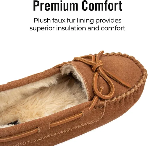 Vista 3 de Clarks, Pantuflas de gamuza tipo mocasín para mujer