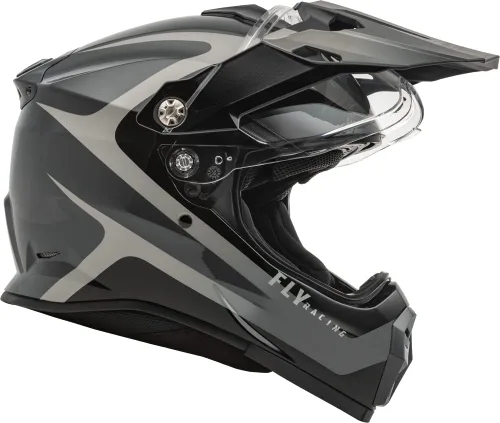 Vista 5 de Fly Racing 73-7023XS Trekker Pulse Casco Negro/Gris XS
