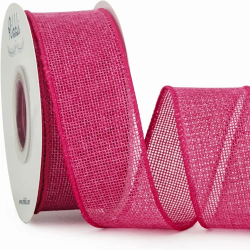 Vista 25 de Ribbli Cinta con alambre de arpillera verde manzana, 1-1/2 pulgadas x 10 yardas, cinta con borde con alambre para lazo grande, corona, decoración