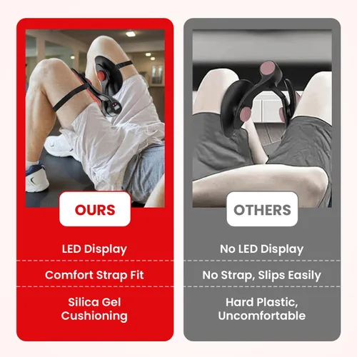 Vista 4 de Thigh Master Ultimate Kegel - Máquina de ejercicios, entrenador de muslo, entrenador de cadera Entrenador de Kegel, ejercitador de suelo pélvico