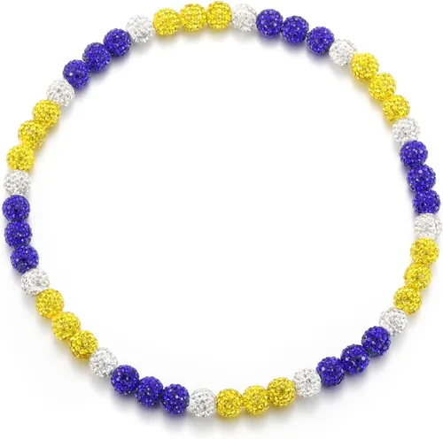 Vista 40 de Collar de Cadena de Béisbol con Perlas para Hombres, Regalos de Collar de Béisbol de la Colección Bling Ice para Niños, Collar de Accesorios