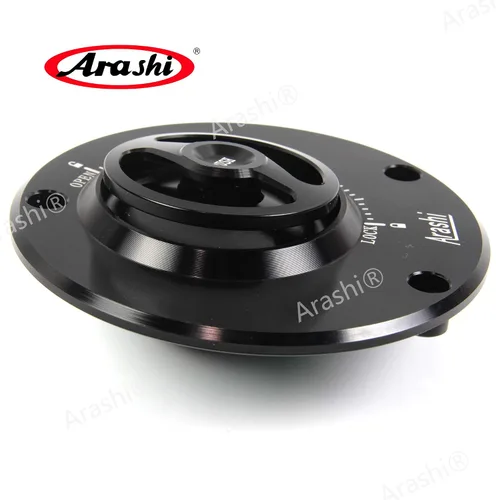 Vista 2 de Arashi Cubierta CNC para tanque de combustible sin llave para Kawasaki Ninja ZX10R / ZX1400 / ZX14R / ZZR1400 / ZX6R ZX636 / ZX6RR / ZX9R / ZZR1200