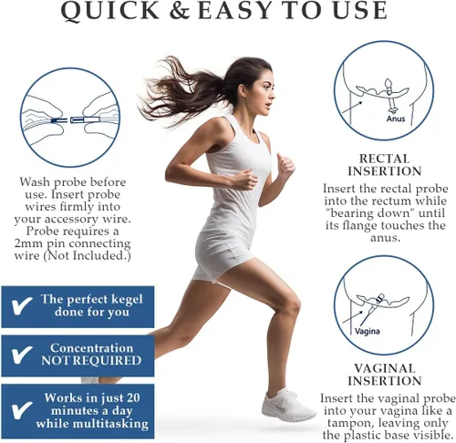 Vista 6 de K-fit Kegel KM-506 - Sonda de electrodo de tóner (2 unidades)
