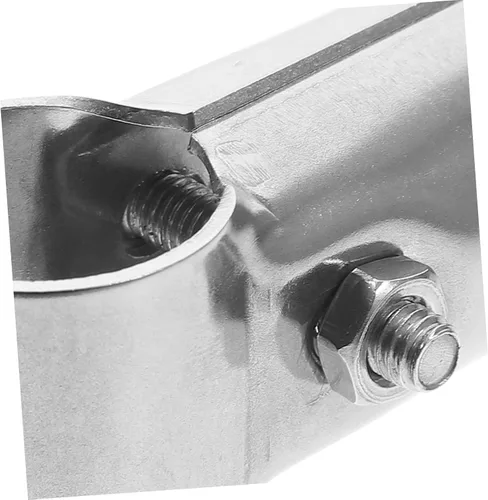 Vista 7 de 4 abrazaderas de valla de cadena, abrazadera de panel, abrazadera de valla de enlace de cadena, accesorios de abrazadera de cadena de tornillo